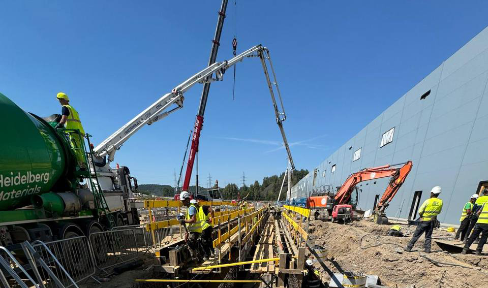 Avancement du chantier – Travaux de fondations en cours